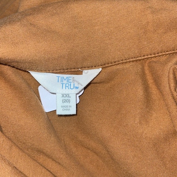 Time & tru zip up jacket plus size XXL - Picture 5 of 6